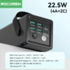 Rocoren-50,000mAh-22.5W-Power-Bank-With-Fast-Charging-6-Ports-USB-+-Type-C-Powerbank-With-Flashlight