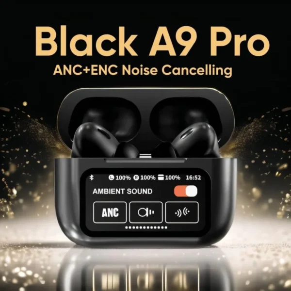 A9_Pro_ANC_Touch_Screen_Display_Earbuds_Tech_By_Tauhid